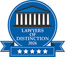 Lawyers of Distinction 2026, 5 Stars